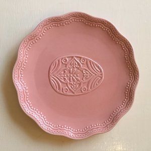 Set of four (4) Easter Dessert Plates